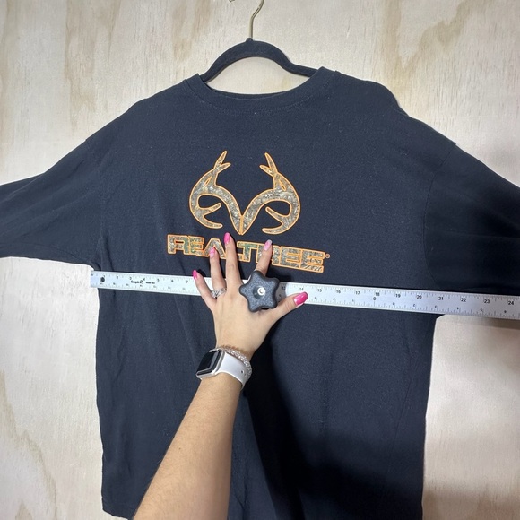 Realtree Men’s Black Long Sleeve Tee Size XL - Picture 9 of 10